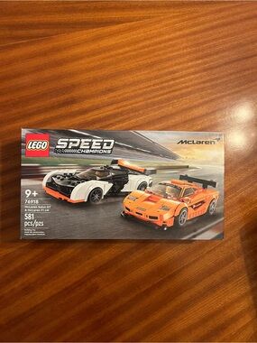 LEGO McLaren Twin Supercars in Orange, White, Black